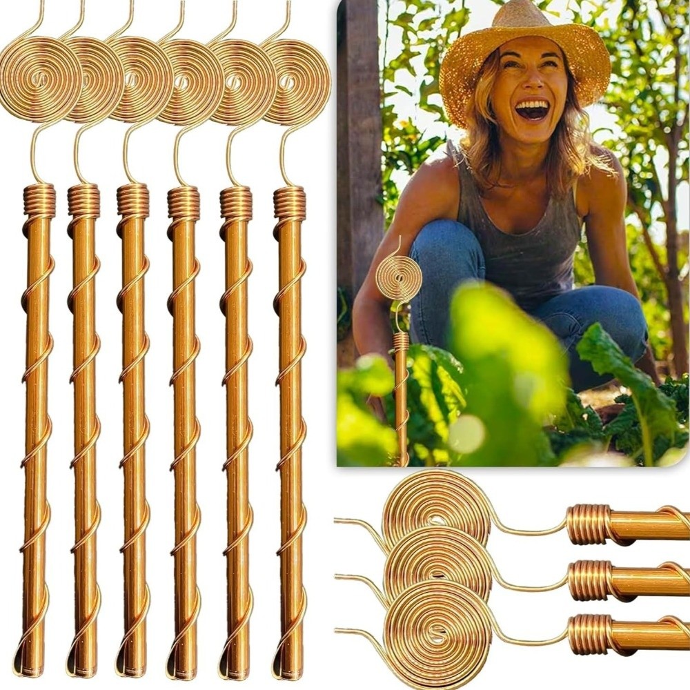 Copper Wire Roll - Spiral Bobinli Elektrokültür Bitki Kazıkları Dayanıklı