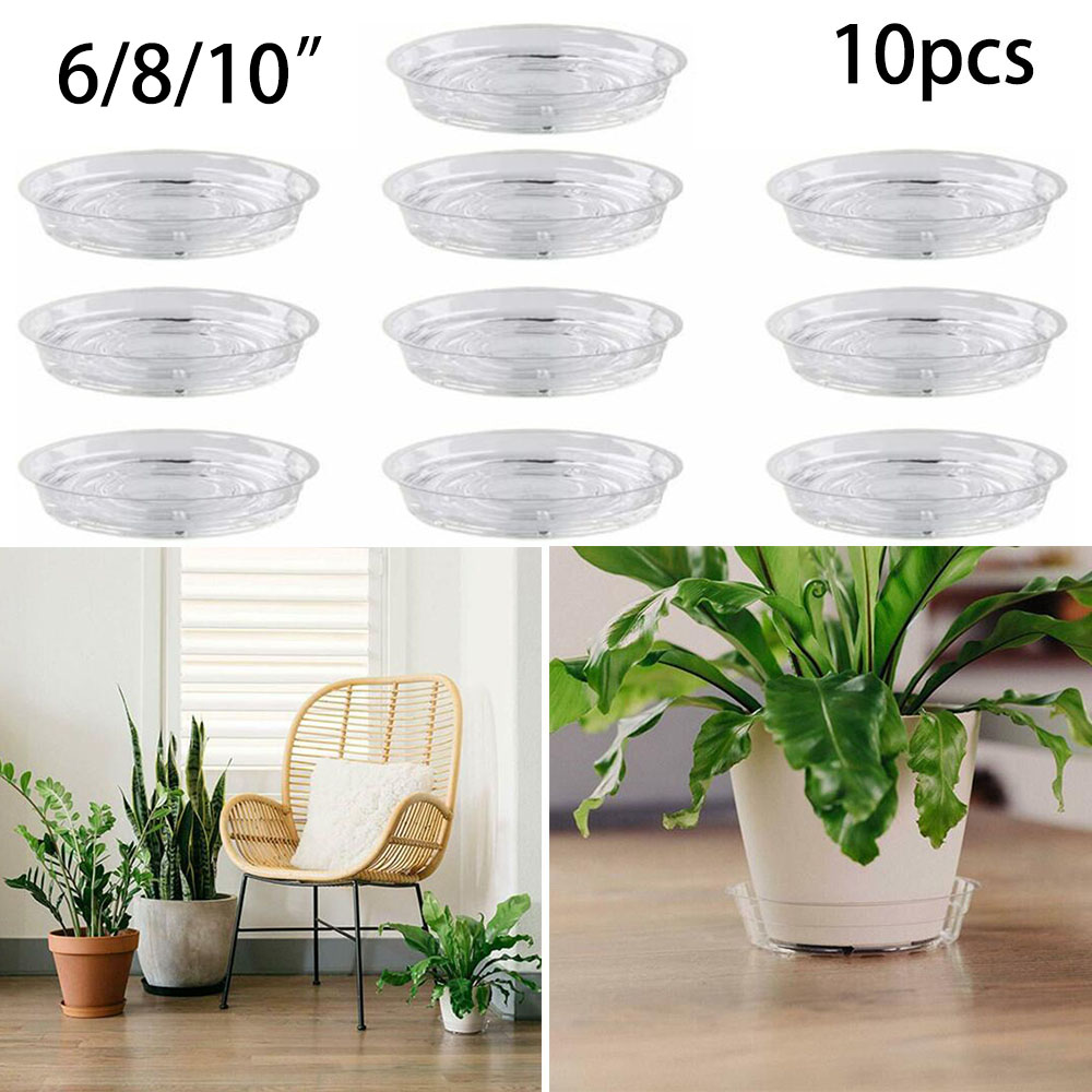 Drip Tray Saucer - 10 adet Bahçe Tesisi Tabağı Damlama