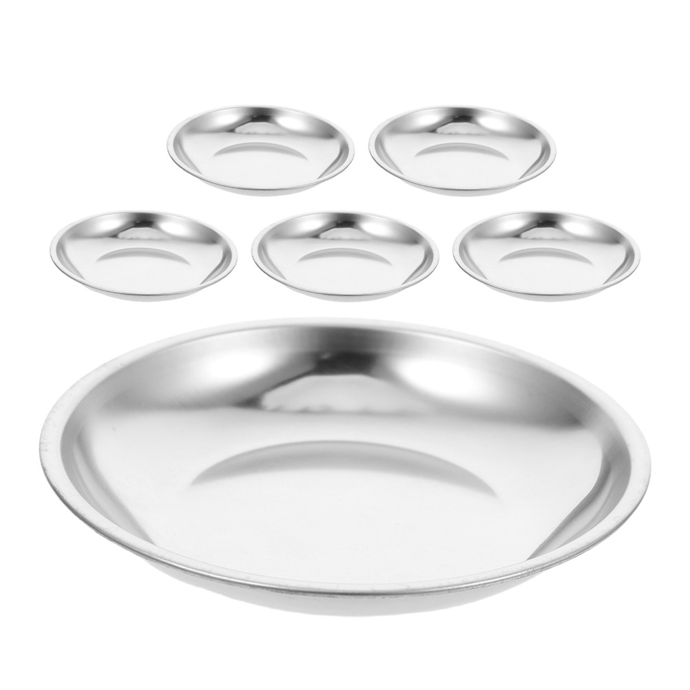 Drip Tray Saucer - 6 Adet Paslanmaz Çelik Çay Poşeti