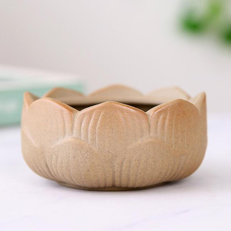 Kaba çömlek Lotus yeşil saksı  - Bonsai Garden Art incelemesi ve fiyatı